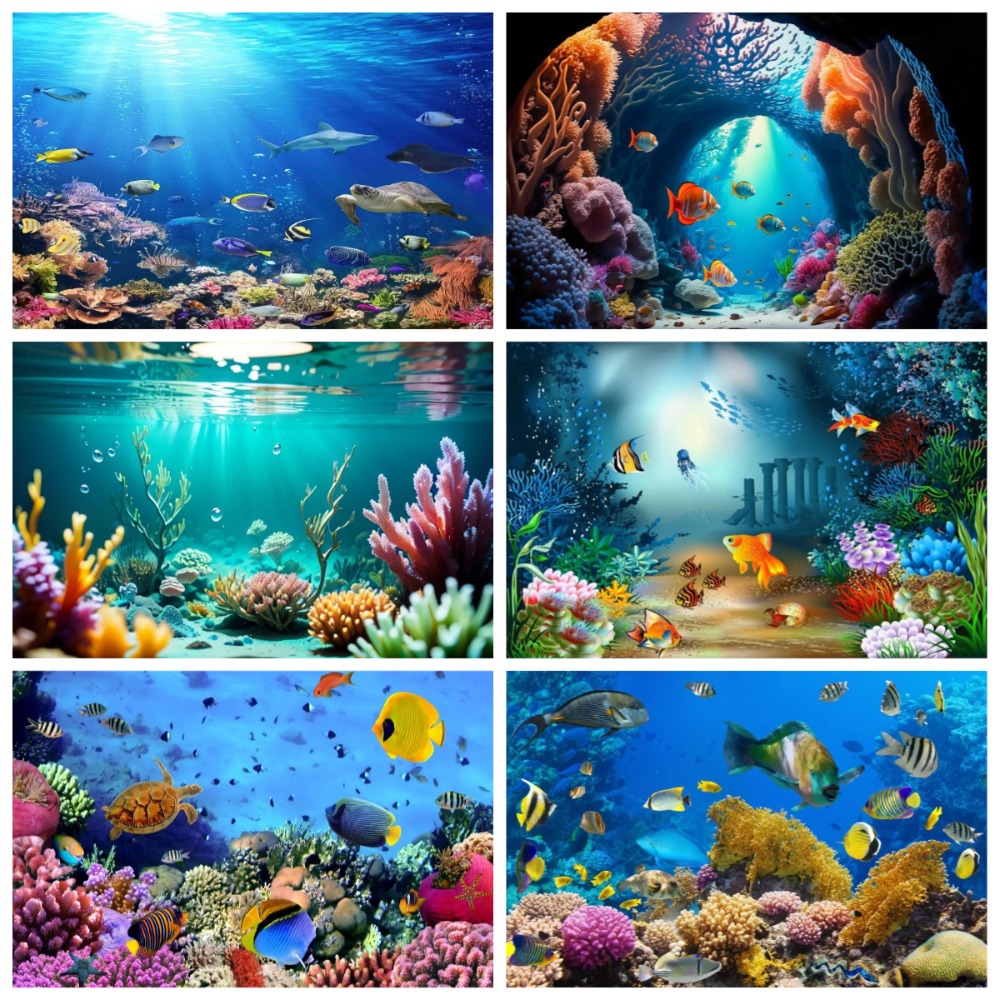 Aquarium Fish Of The World - Toile de fond photographique sur le