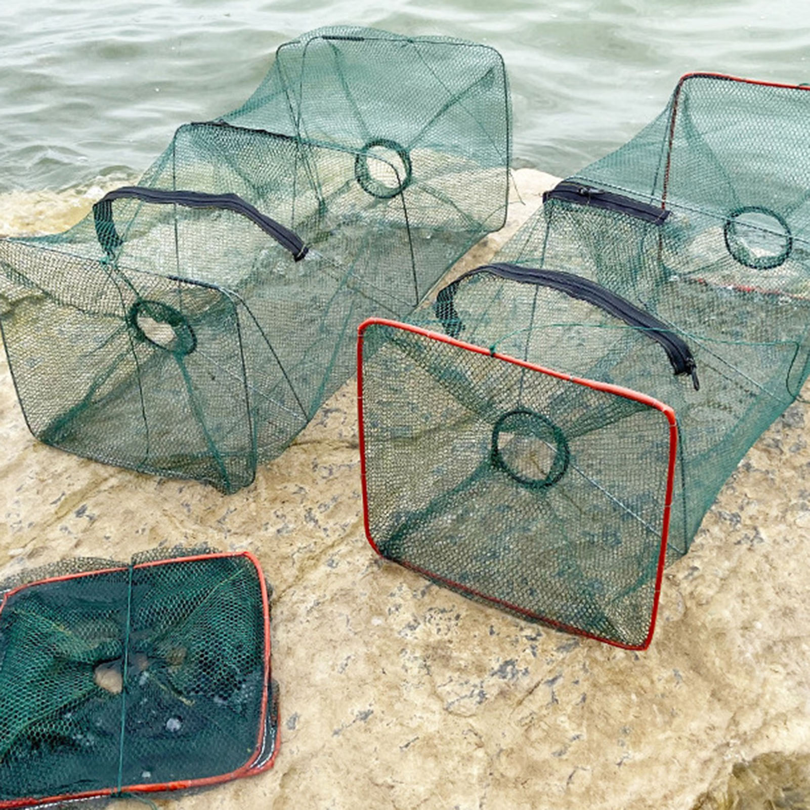 Aquarium Fish Trap - Piège de pêche pliable, cage à