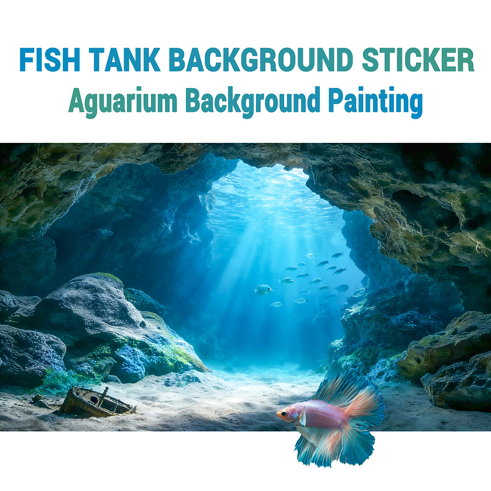Aquarium Fish Background - Peinture de fond pour aquarium, motif