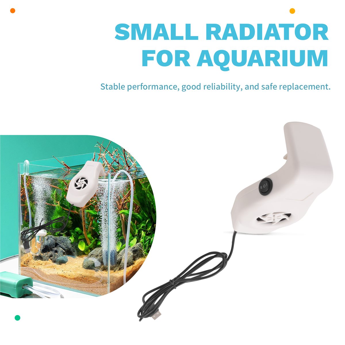 Aquarium Fish Game - Ventilateur de refroidissement silencieux pour aquarium