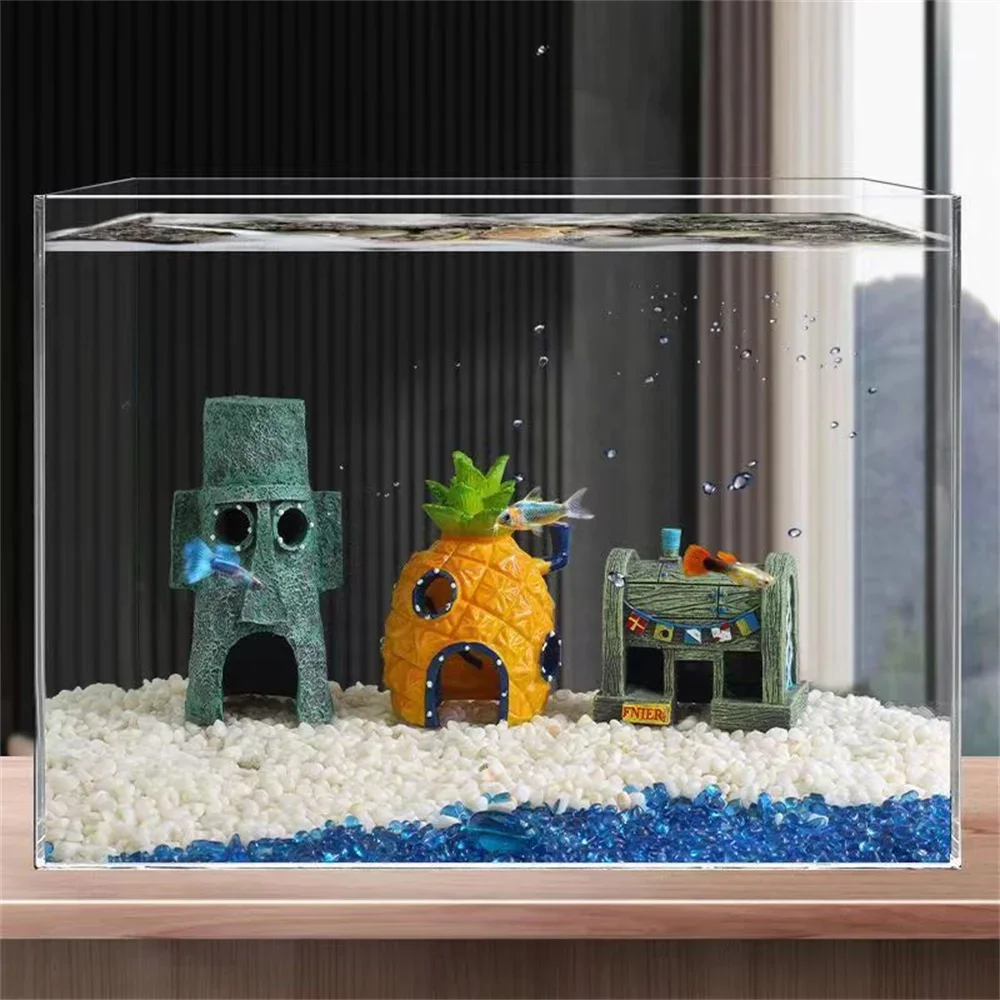Aquarium Fish Japan - 3 pièces dessin animé Aquarium décoration