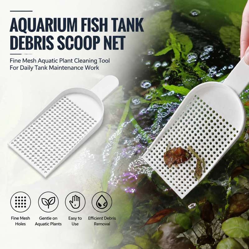 Aquarium Fish Trap - Épuisette à débris pour aquarium, maille