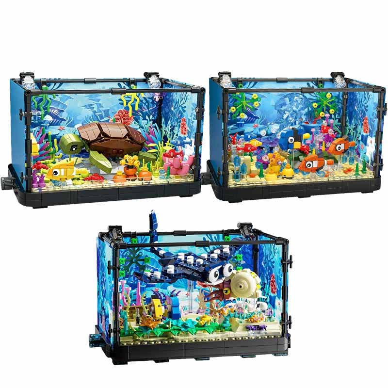 Aquarium Fish Game - Ensemble de blocs de construction pour