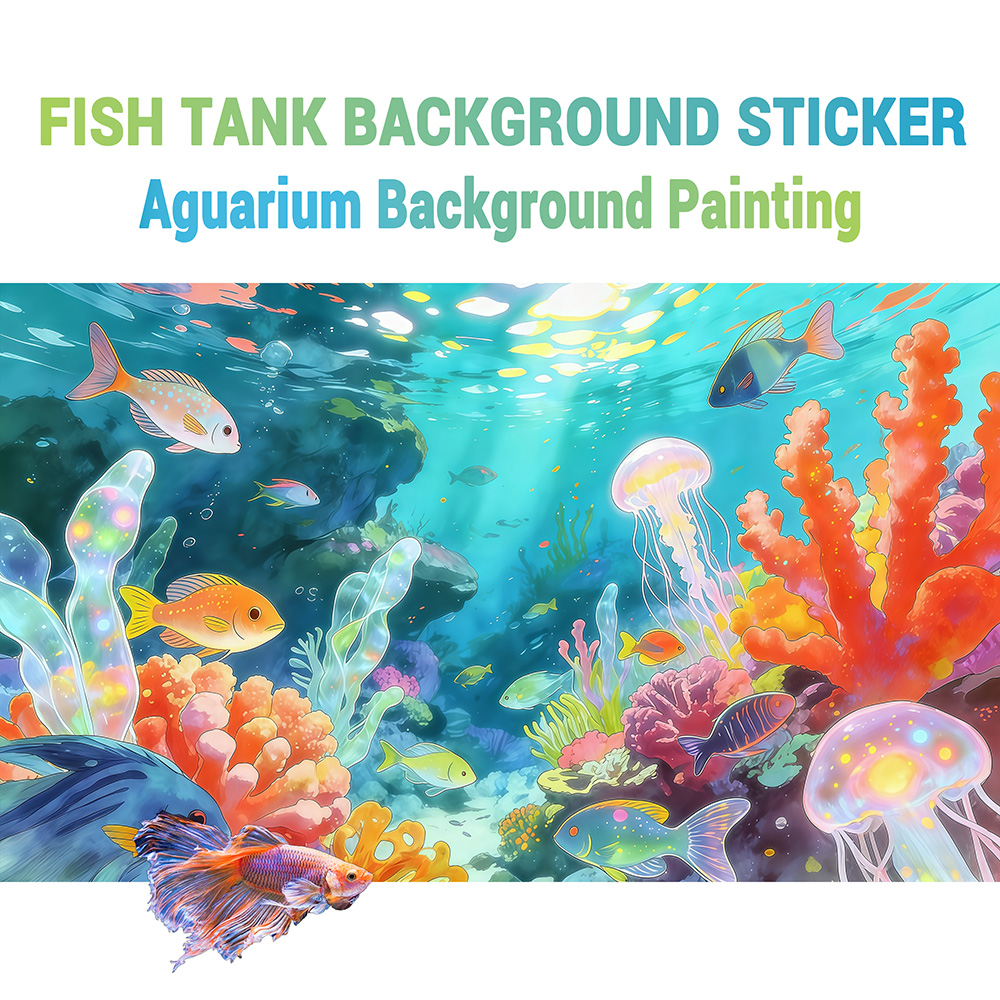 Fond d'aquarium, décor pour aq - Aquarium Fish Of The World avis et prix