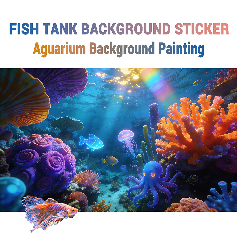 Autocollants pour aquarium, dé - Aquarium Fish Of The World avis et prix