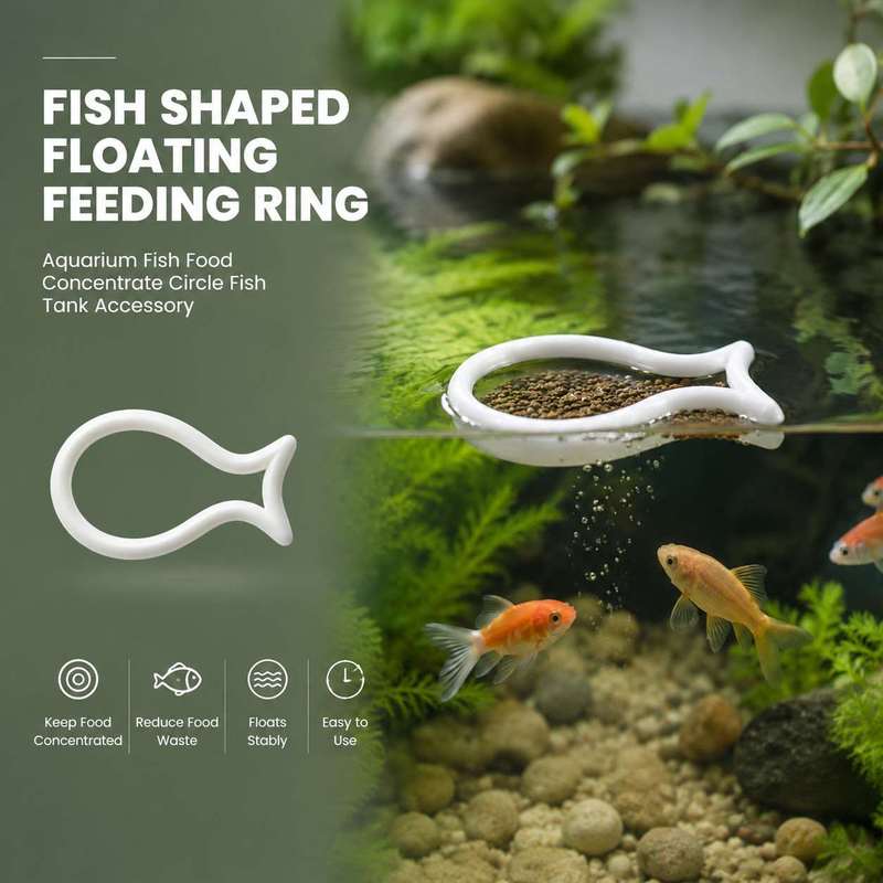 Anneau flottant en forme de po - Aquarium Fish Medicine avis et prix