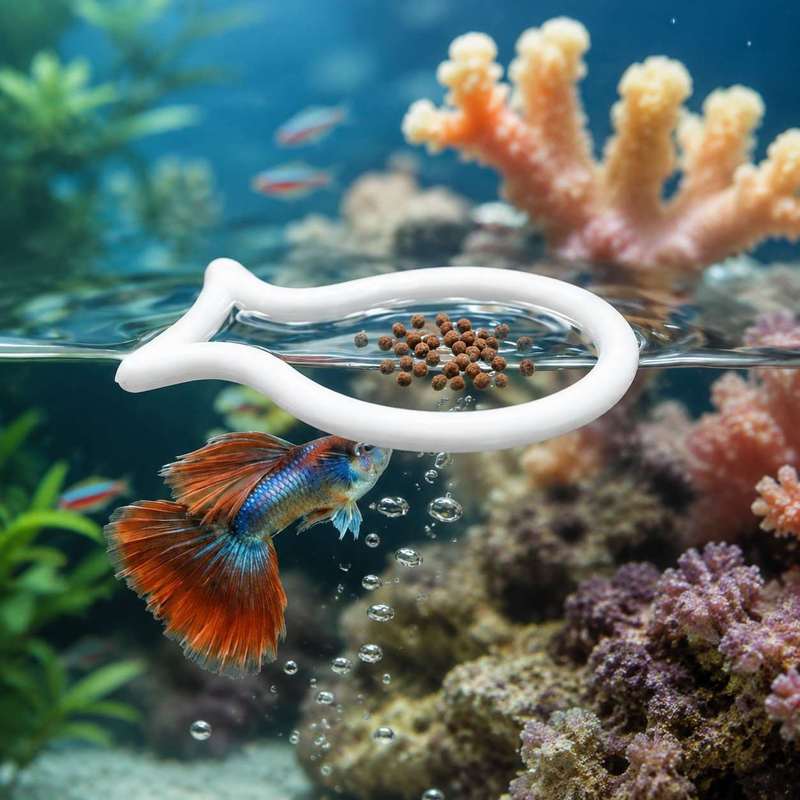 Anneau flottant en forme de po - Aquarium Fish Medicine avis et prix
