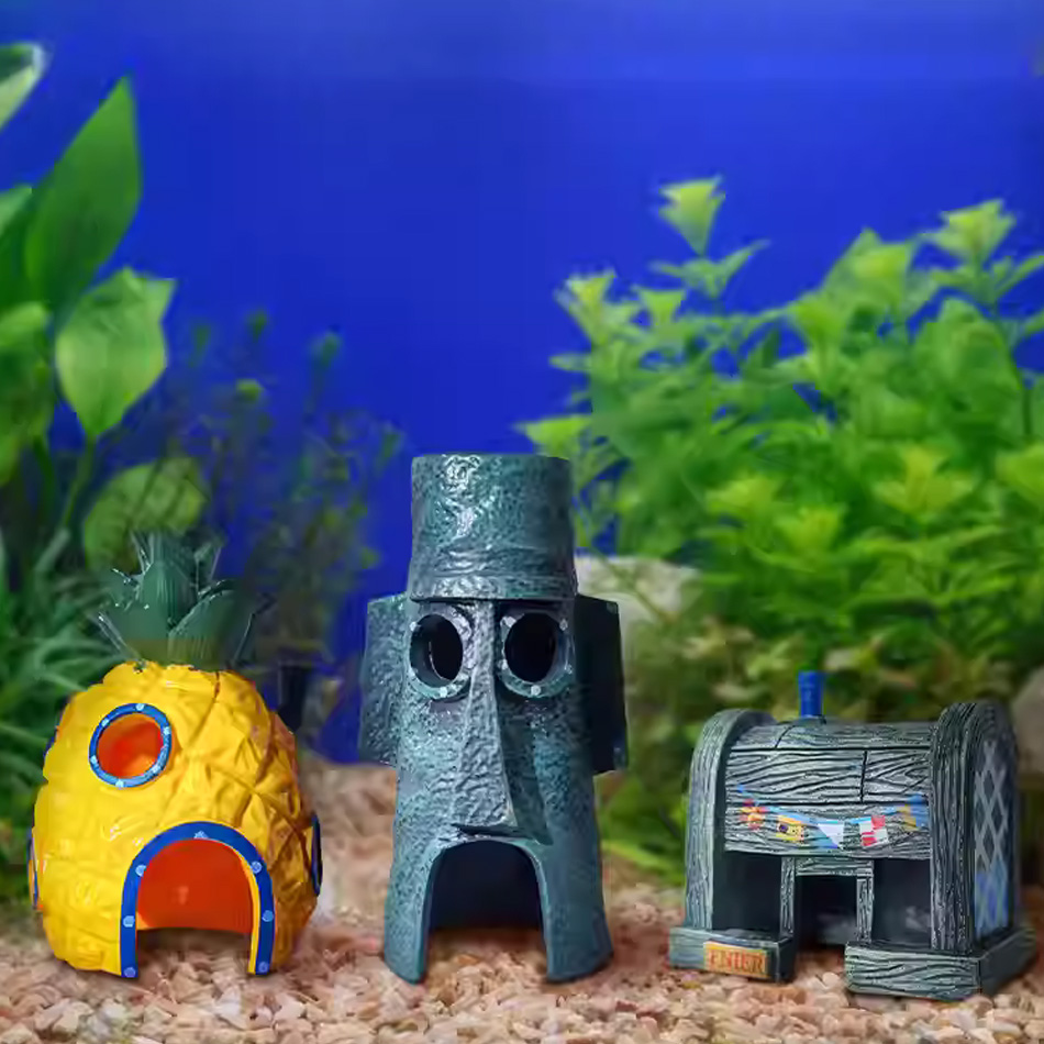 3 pièces dessin animé Aquarium - Aquarium Fish Japan avis et prix