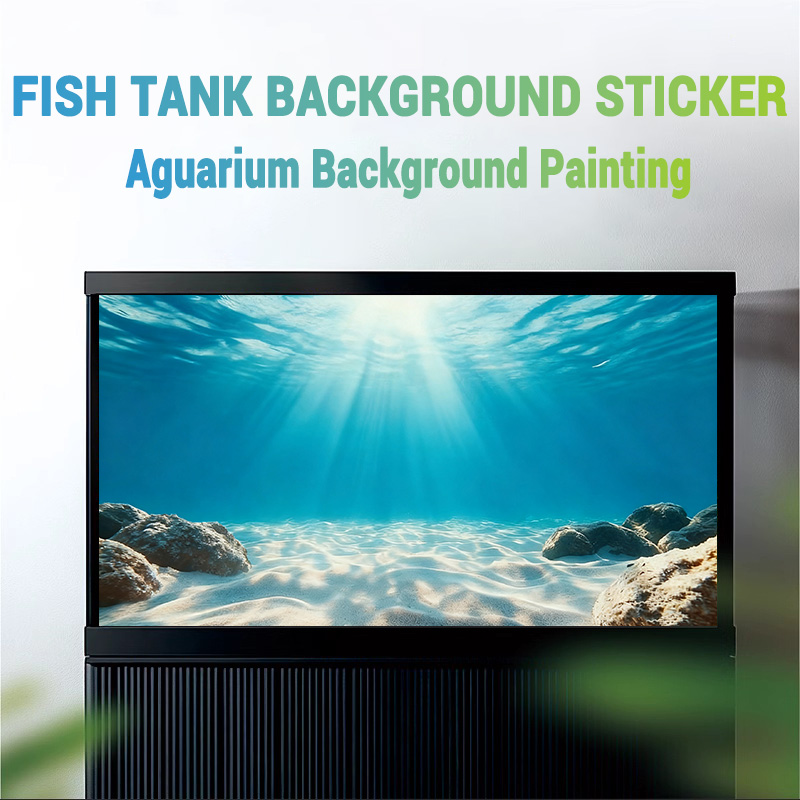 Sable bleu transparent, peintu - Aquarium Fish Background avis et prix