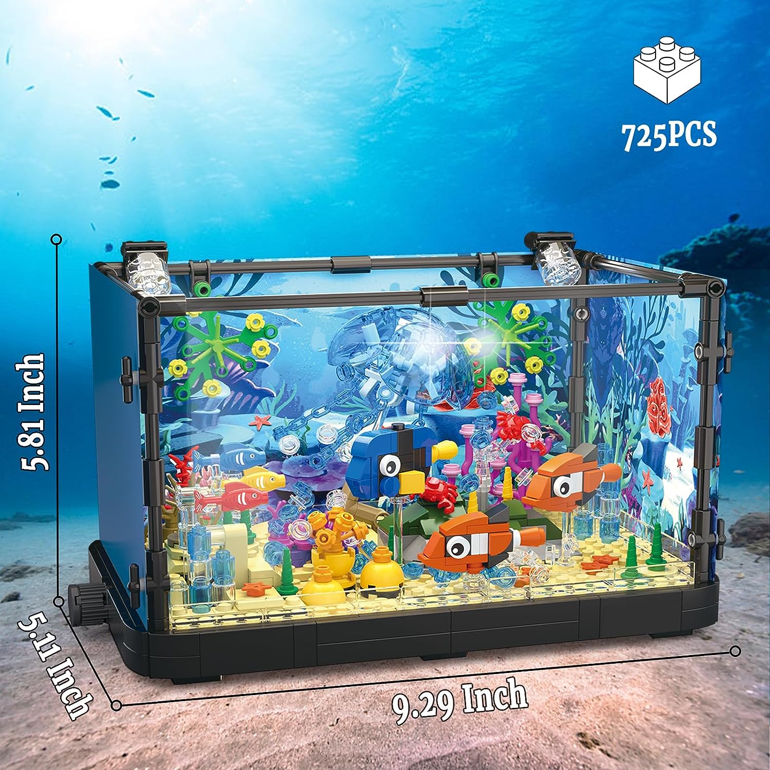MOC océan Aquarium bloc de con - Aquarium Fish Game avis et prix