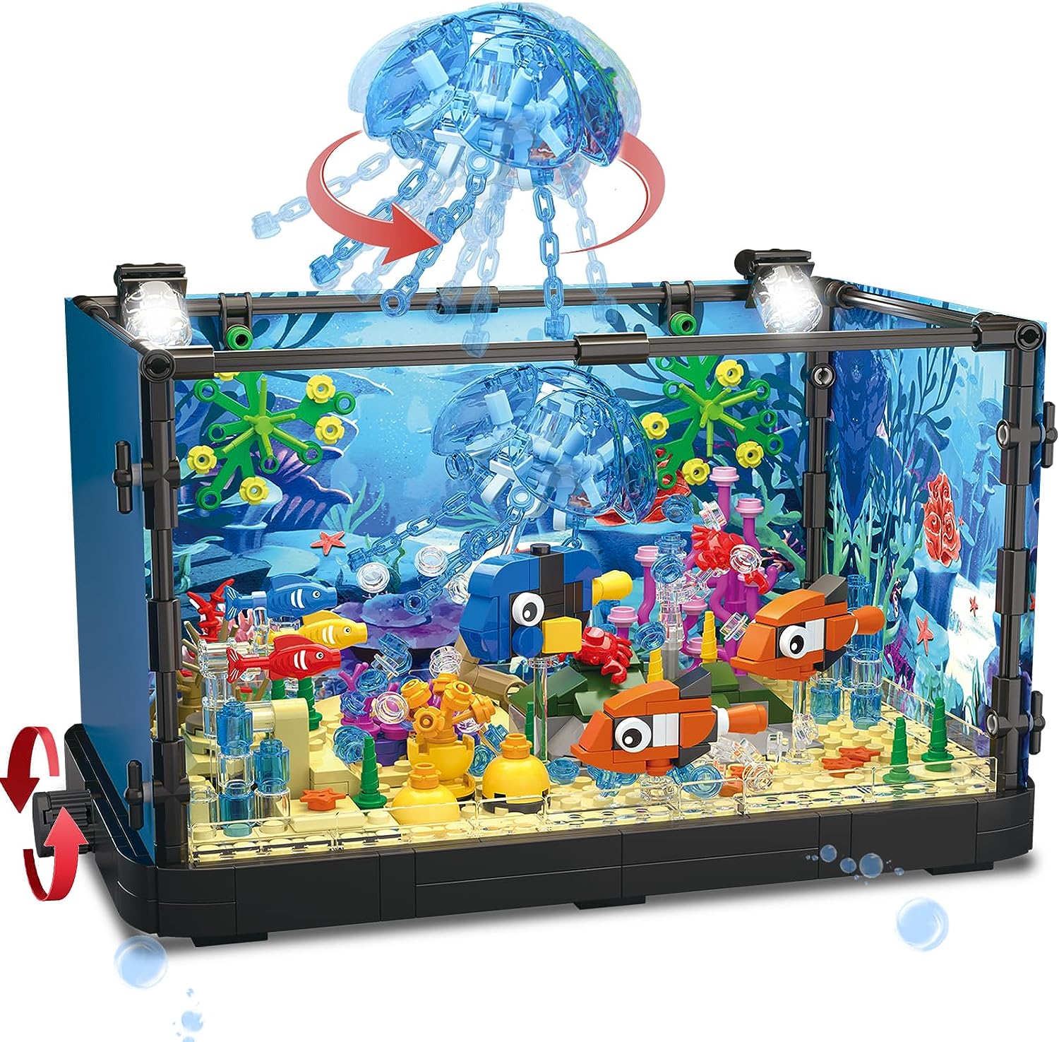 MOC océan Aquarium bloc de con - Aquarium Fish Game avis et prix