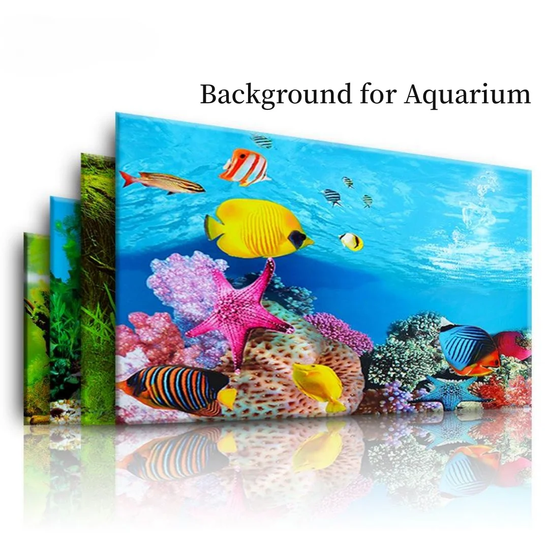 Autocollant 3D de Fond d'Aquar - Aquarium Fish Background avis et prix