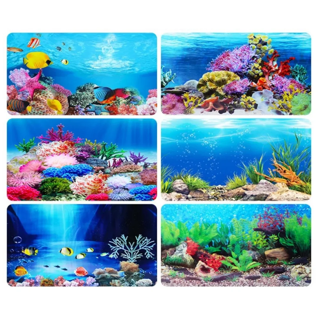 Autocollant 3D de Fond d'Aquar - Aquarium Fish Background avis et prix