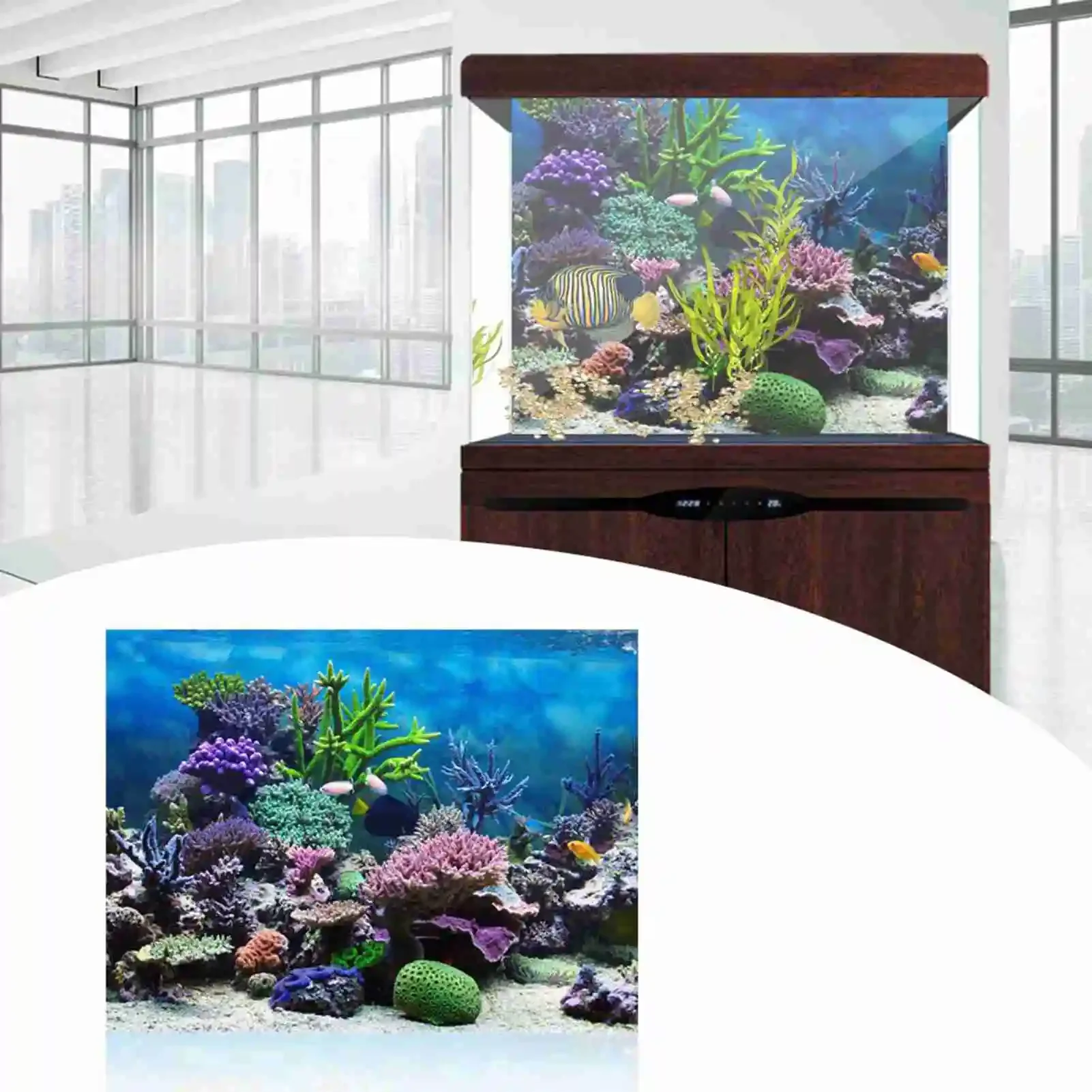 Affiche de paysage d'aquarium  - Aquarium Fish Background avis et prix