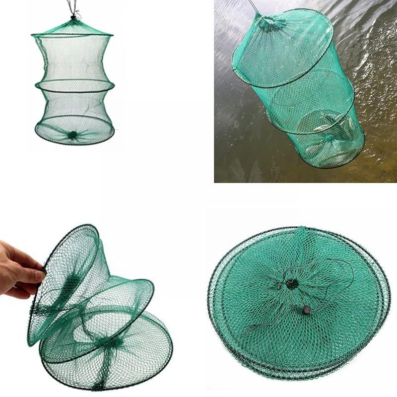 Filet de pêche rond pliant en  - Aquarium Fish Trap avis et prix