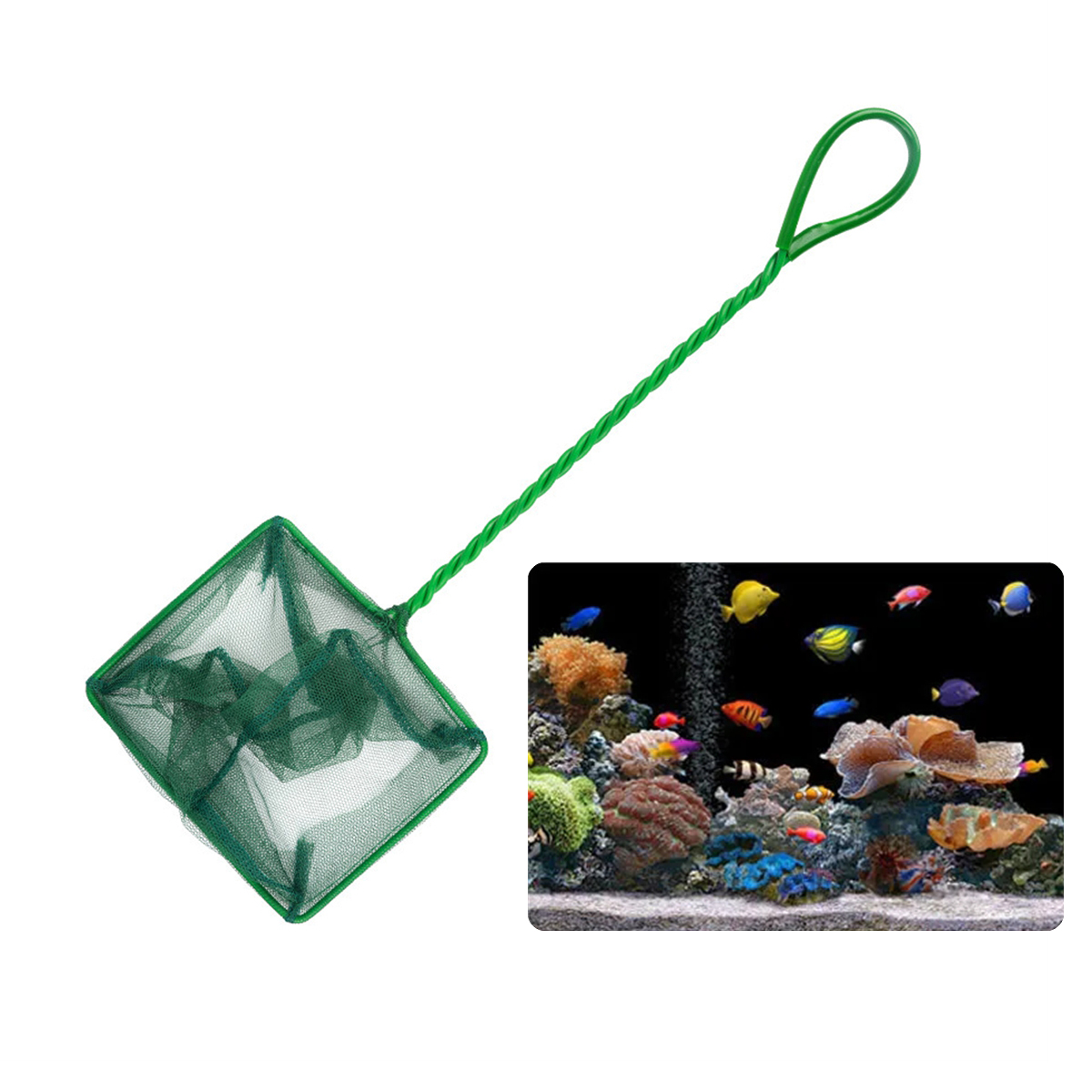 Filet à poisson vert Portable  - Aquarium Fish Green avis et prix