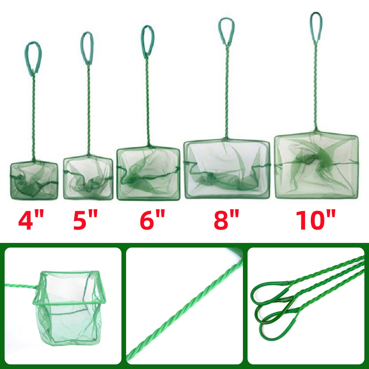 Filet à poisson vert Portable  - Aquarium Fish Green avis et prix